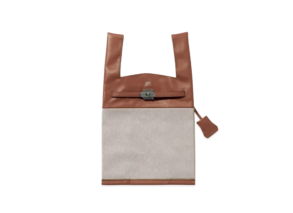 beautiful people Large Market Bag Canvas Combi "Camel"