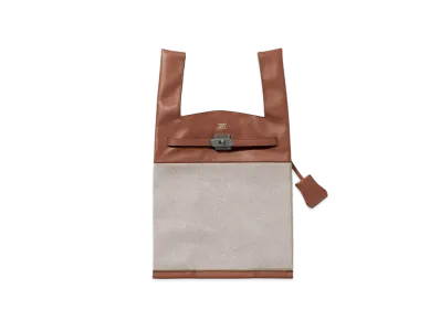 beautiful people Large Market Bag Canvas Combi "Camel"