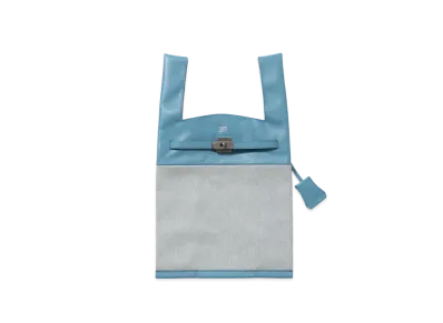 beautiful people Large Market Bag Canvas Combi "Dullblue"