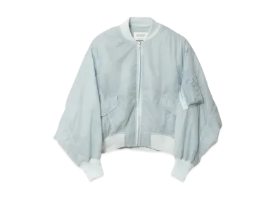 beautiful people Double-End Nylon Ripstop MA-1 Blouson "Saxe"