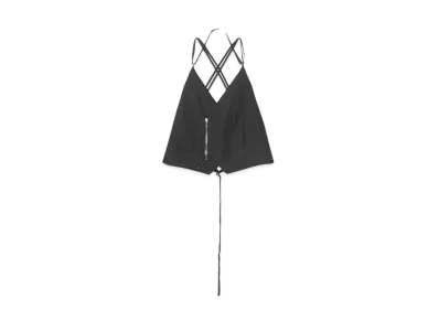 beautiful people Double-End Rayon Doeskin Cummervest "Black"