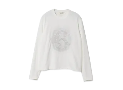 beautiful people Suvin Compact Jersey 69Embroidery Long T "OffWhite"