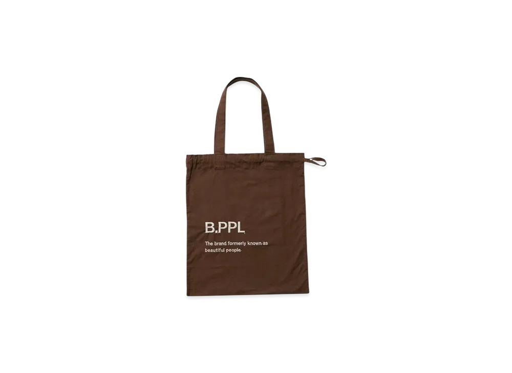 beautiful people B.PPL Gathering Tote Bag "Brown"