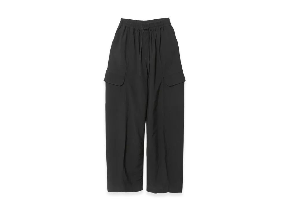 beautiful people Tropical Wool Bow Silhouette Pants "Black"