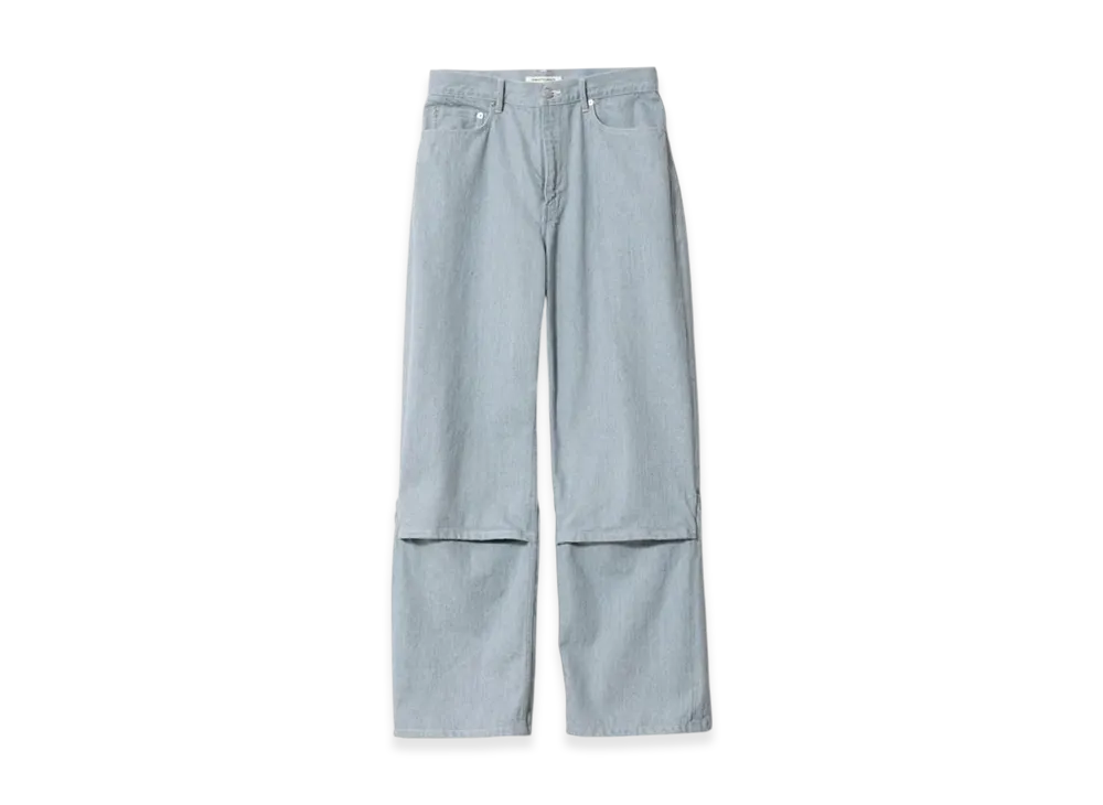 beautiful people Recycling Denim Flip Hem Pants "Saxe"