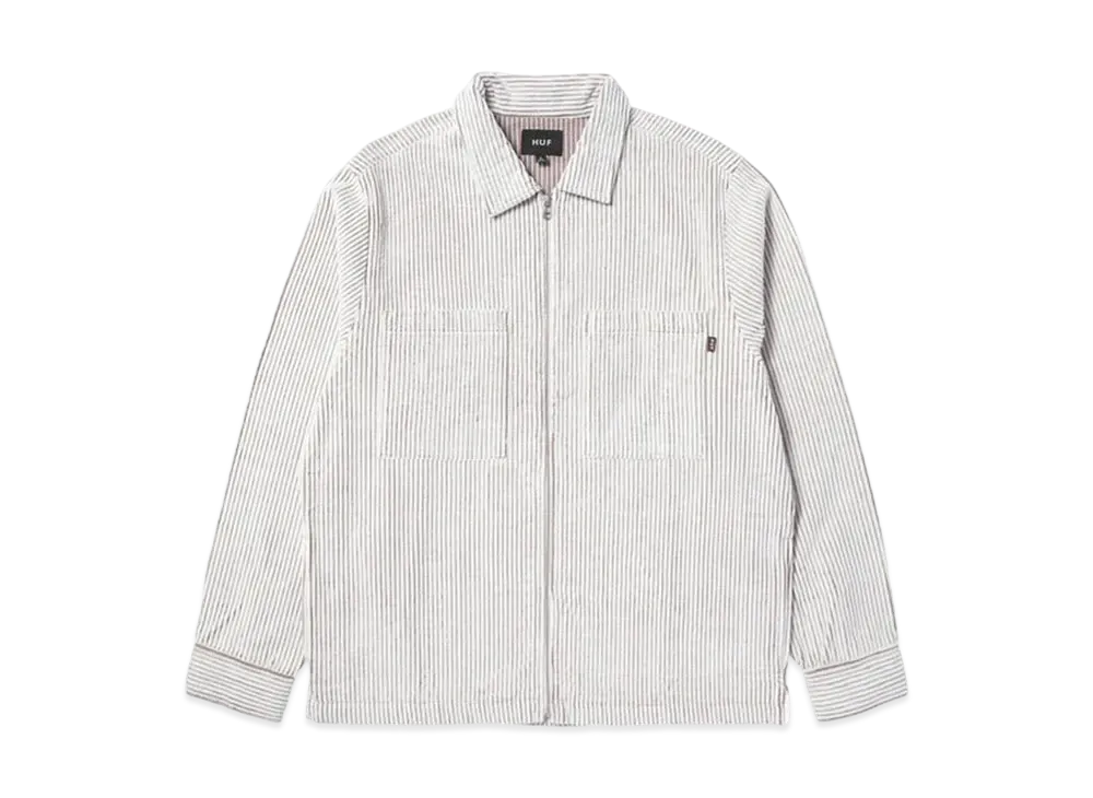 HUF Two Tone Corduroy Zip Shacket "Natural"
