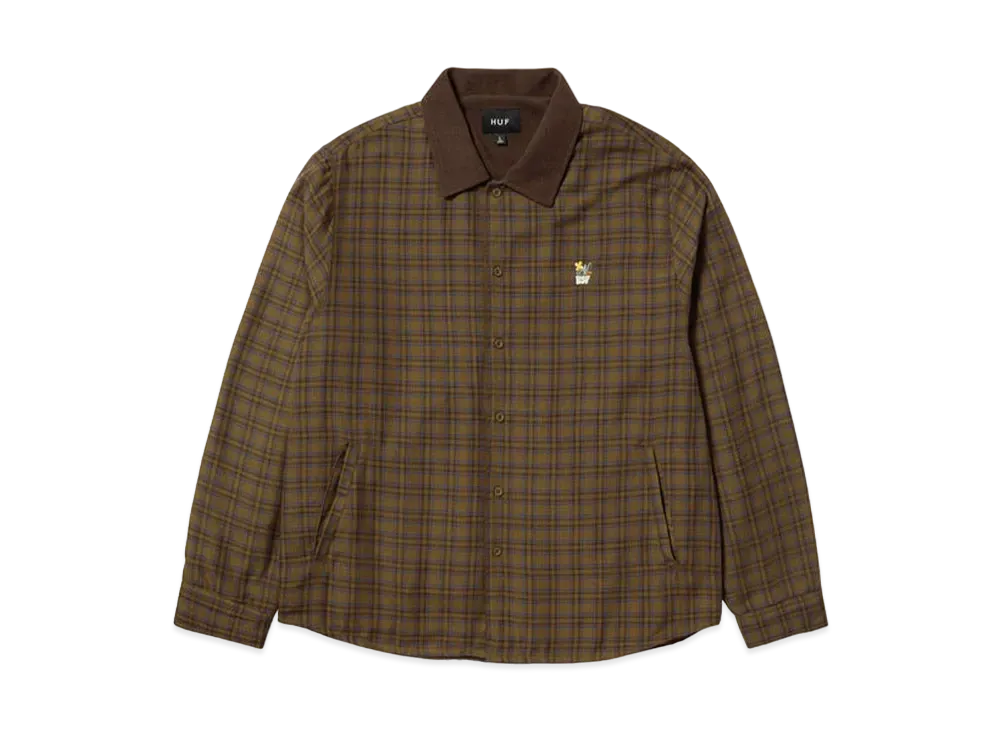 HUF Weston Fleece Lined Shacket "Espresso"