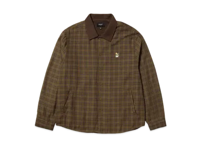 HUF Weston Fleece Lined Shacket "Espresso"