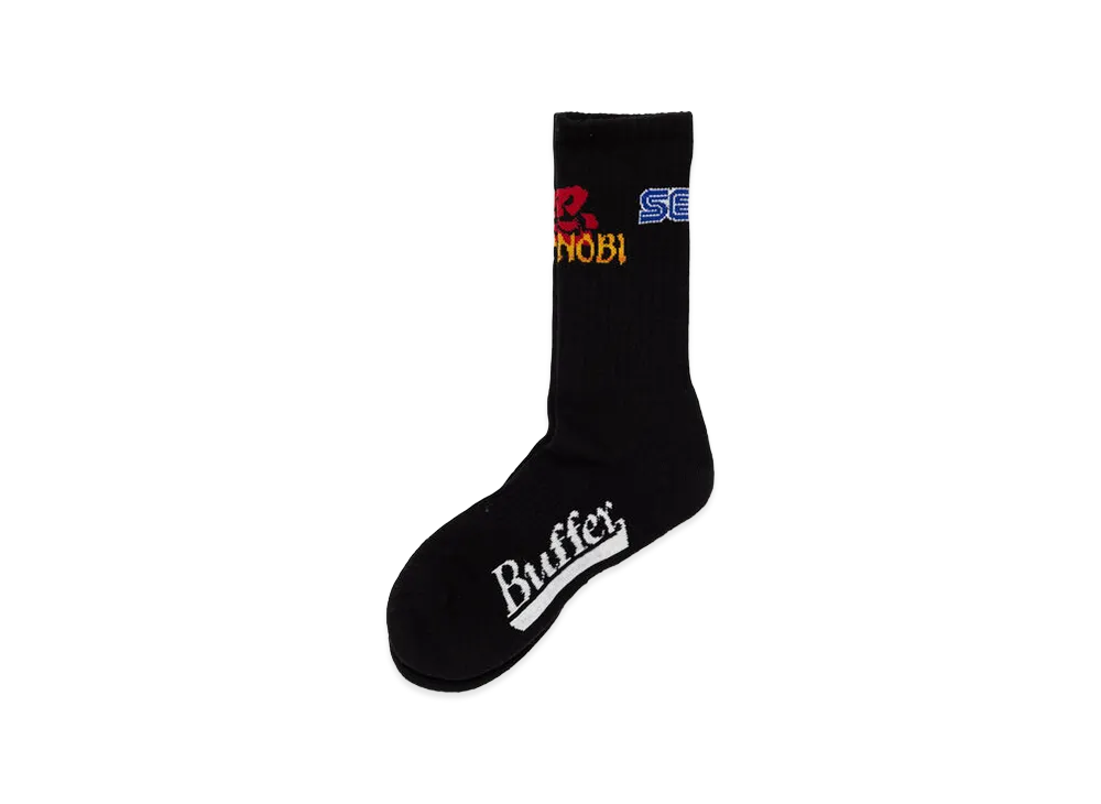 Buffer x Sega Sports Rib Socks Sega Shinobi "Black"