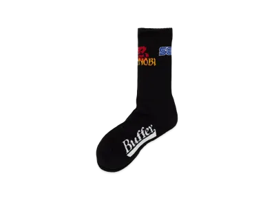Buffer x Sega Sports Rib Socks Sega Shinobi "Black"