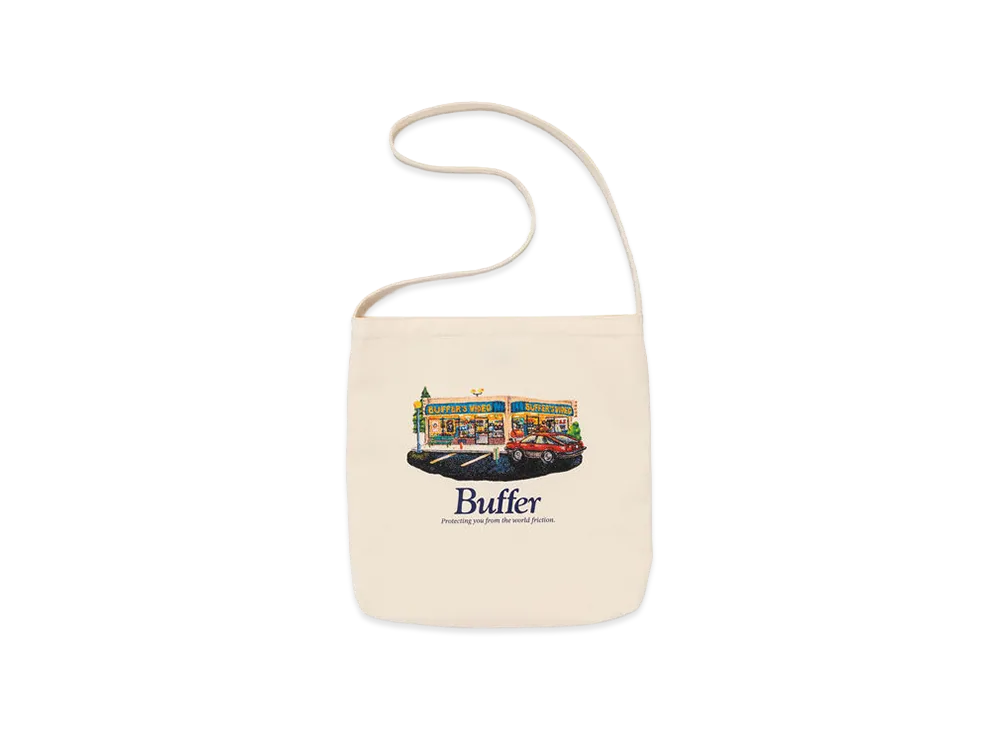 Buffer Sling Bag Buffer’s Video Shop "White"