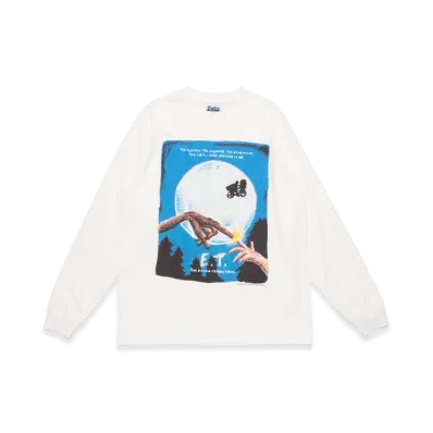Buffer x E.T. LS Tee Fly Me To The Moon "White"