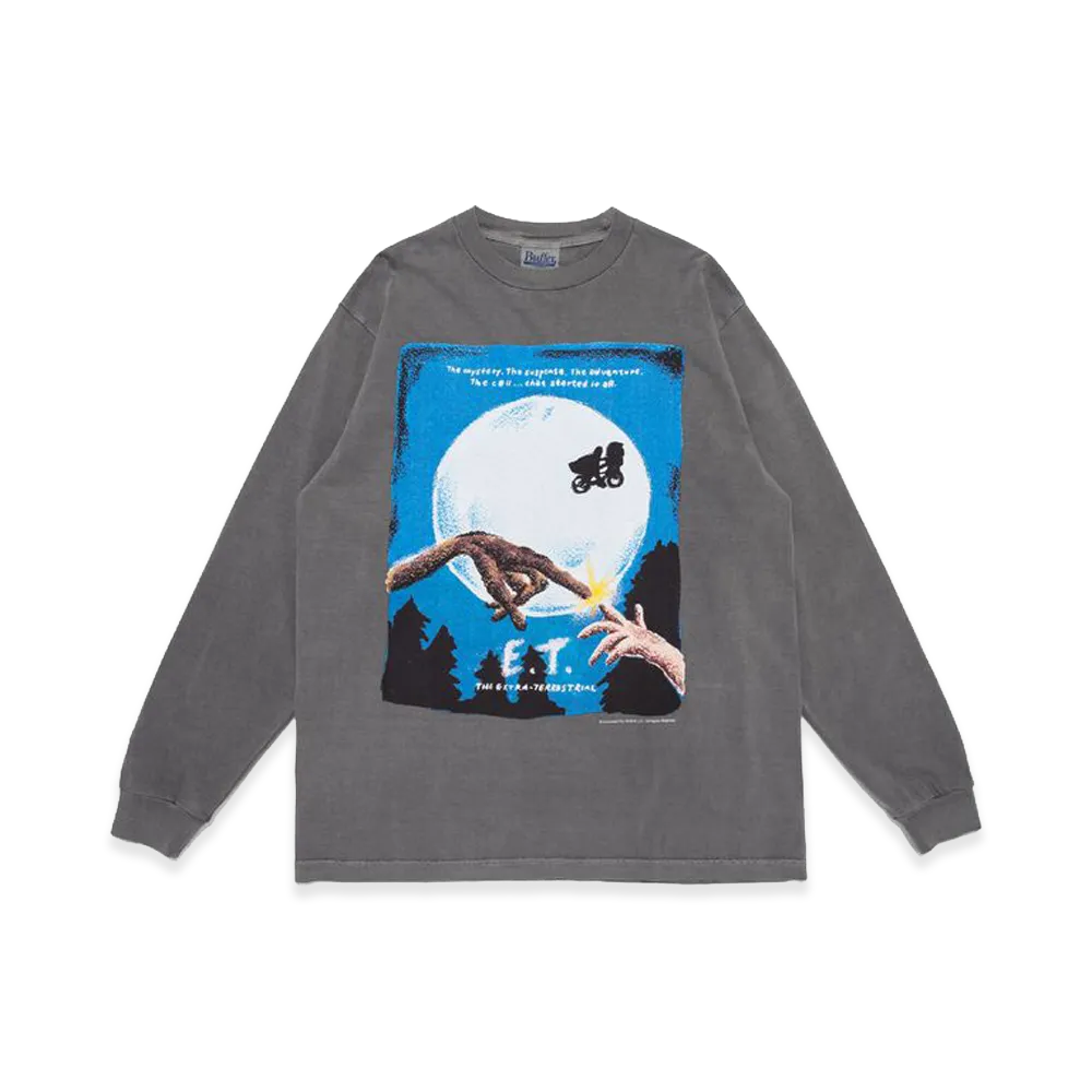 Buffer x E.T. LS Tee Fly Me To The Moon "Black"