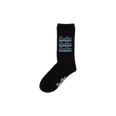 Buffer Jacquard Socks Error Roll "Black"