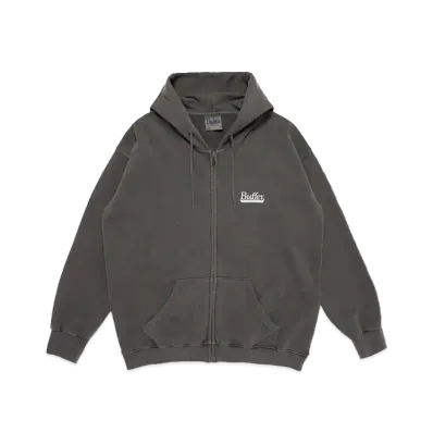 Buffer Zip Up Hoody "Black"