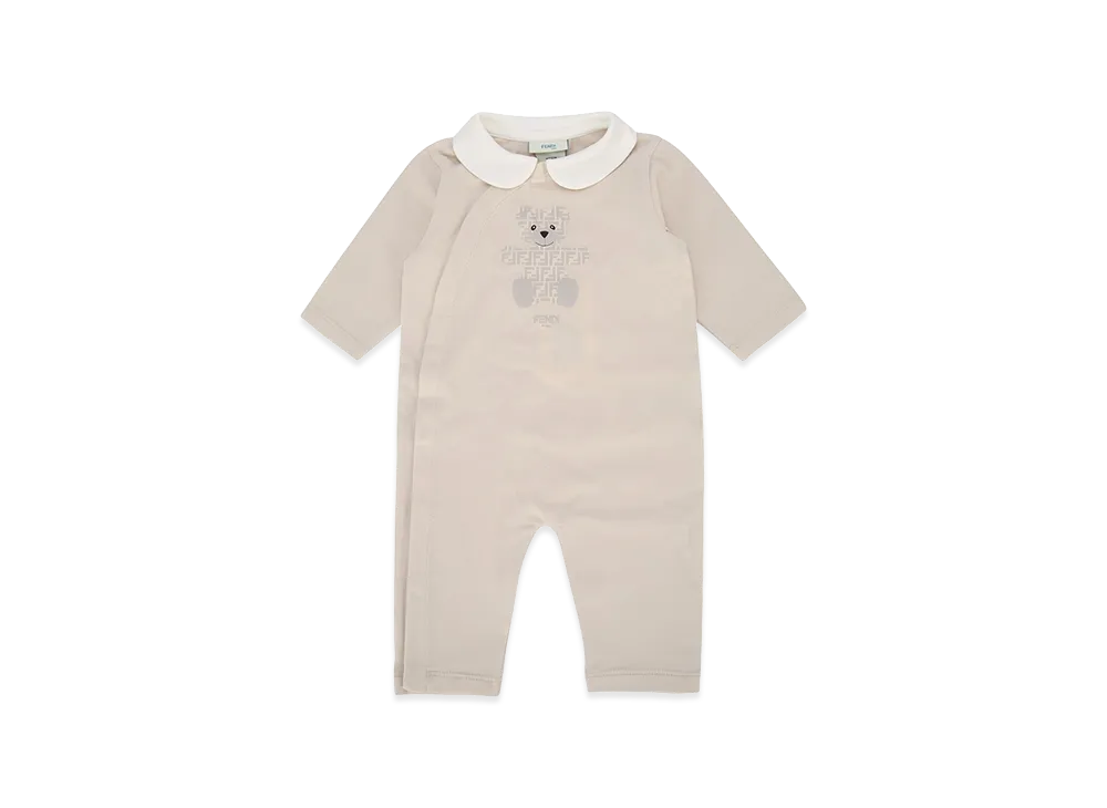 FENDI Kids Kit Tutina Jersey Stretch "Beige"