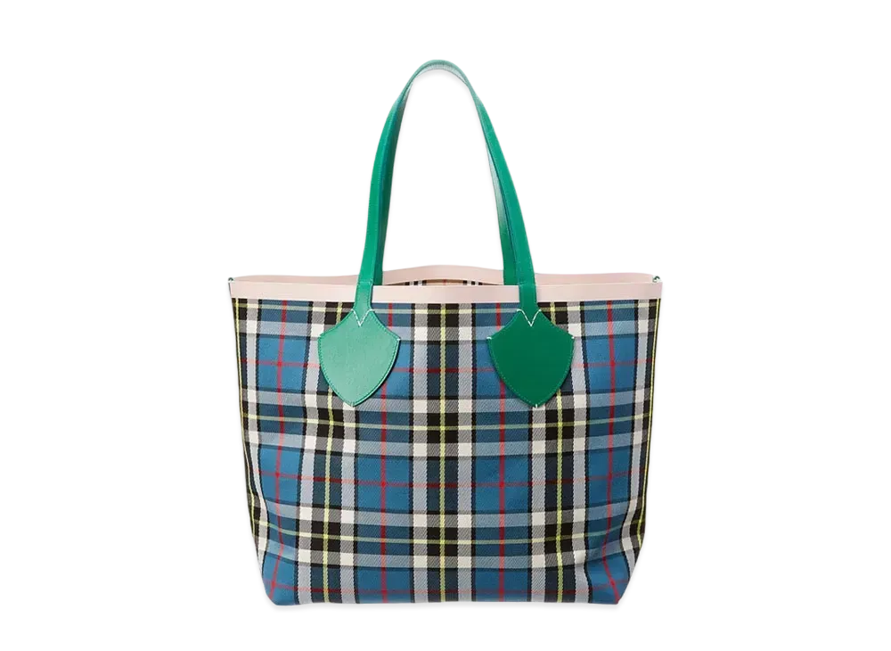 Burberry Canvas Giant Reversible Tote Light "Blue"