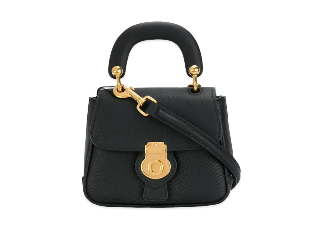 Burberry Dk88 Leather 2Way Bag "Black"