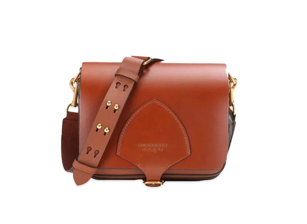 Burberry Satchel Leather Shoulder Bag "Brown"