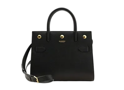 Burberry Title Leather 2Way Bag "Black"
