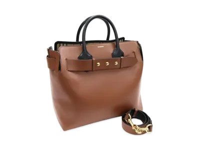 Burberry Belt Bag Leather 2Way Bag "Brown"