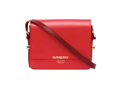 Burberry Grace Leather Small Shoulder Bag "Red"