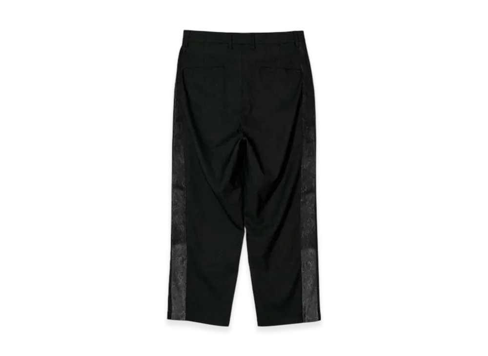 BUENA VISTA SIDE LINE TUCK SLACKS "Black"