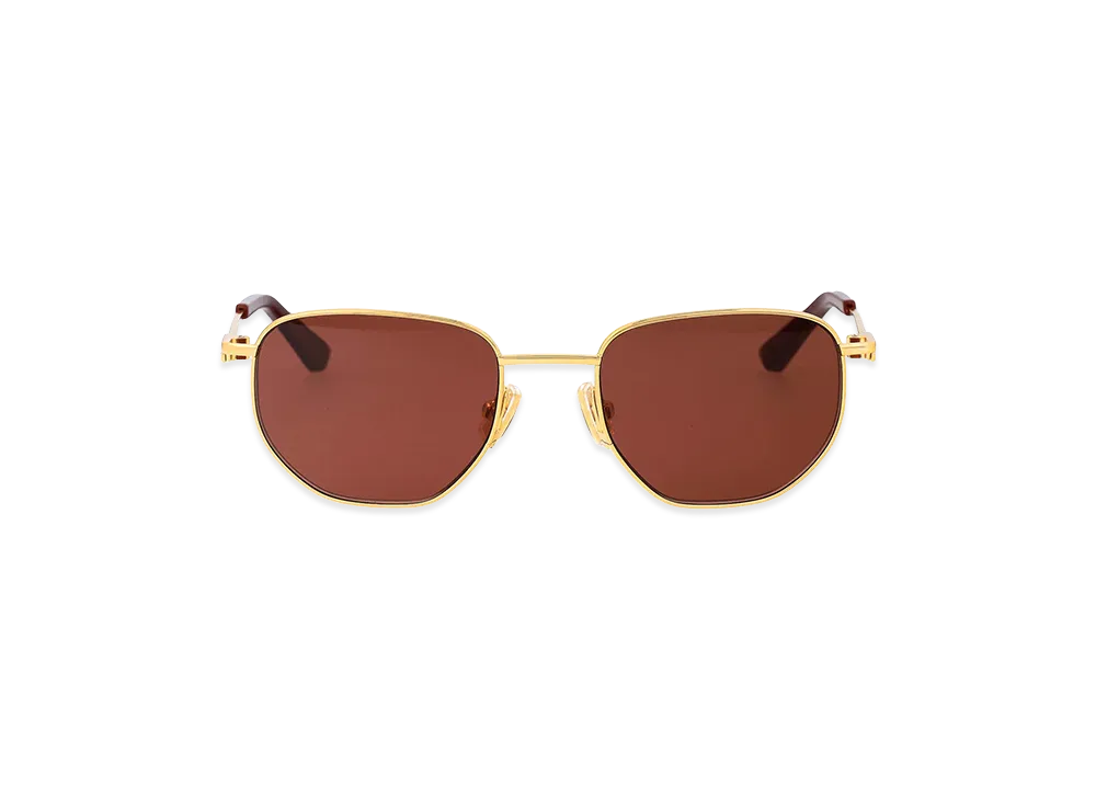 Bottega Veneta Sunglasses "Gold"