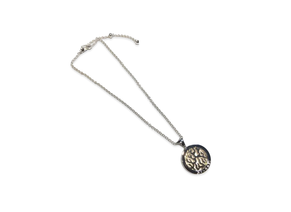 BVLGARI Tondo Fire Necklace "White Gold"