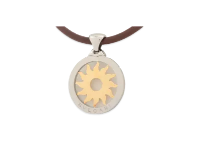 BVLGARI Tondo Sun Necklace "Yellow Gold"