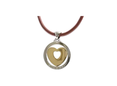 BVLGARI Tondo Heart Necklace "Yellow Gold"