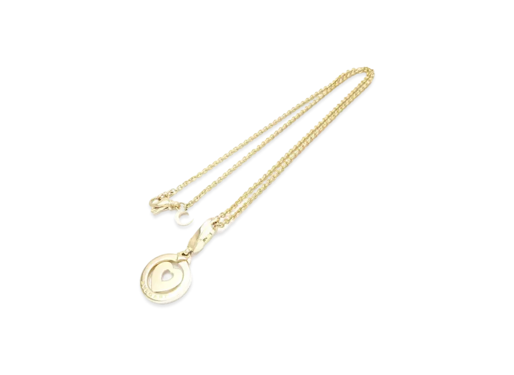 BVLGARI Tondo Heart Charm "Yellow Gold"