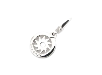 BVLGARI Tondo Sun Necklace "White Gold"
