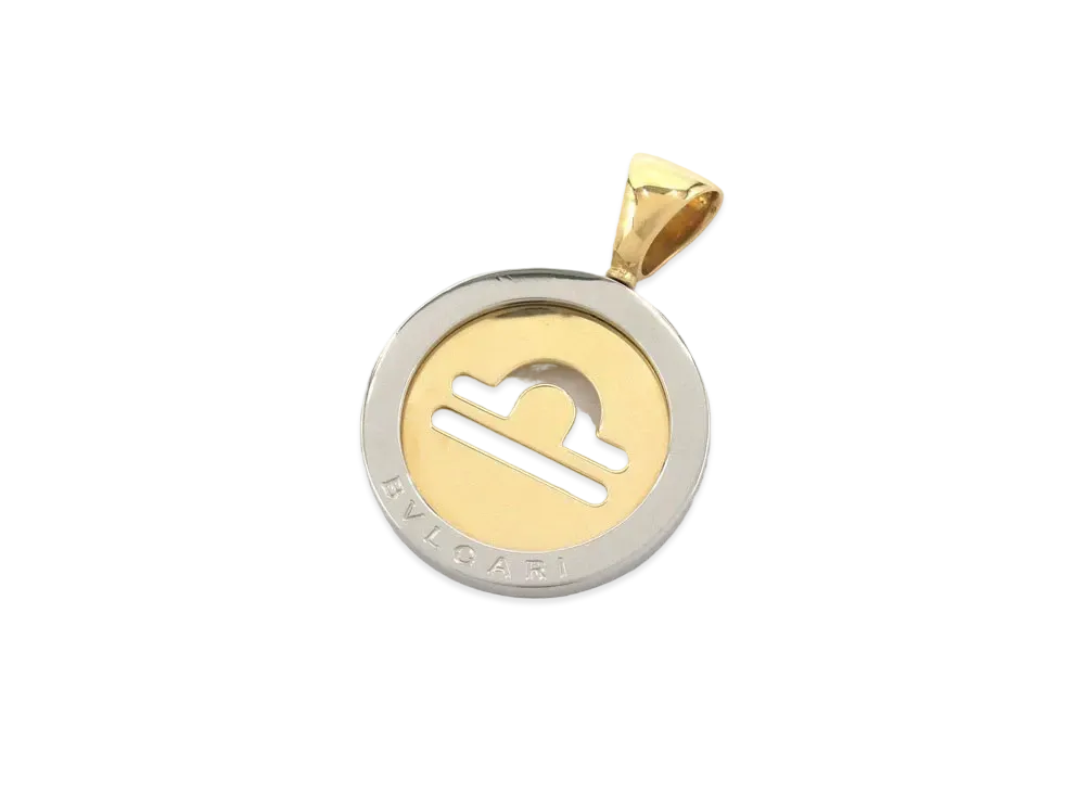BVLGARI Tondo Libra Pendant Top "Yellow Gold"