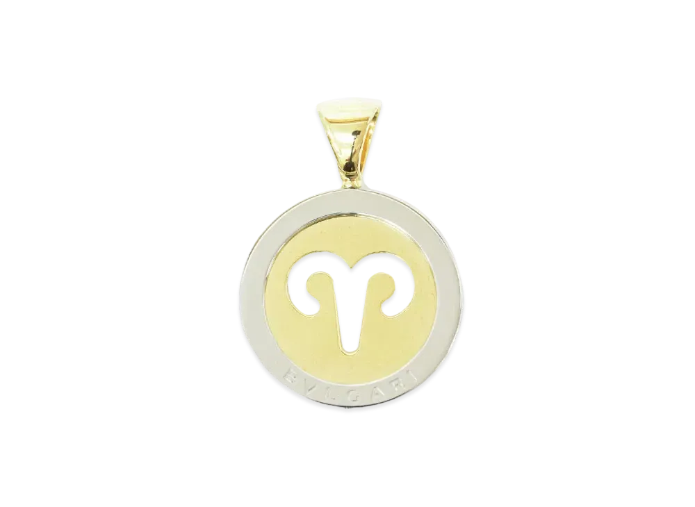 BVLGARI Tondo Aries Pendant Top "Yellow Gold"