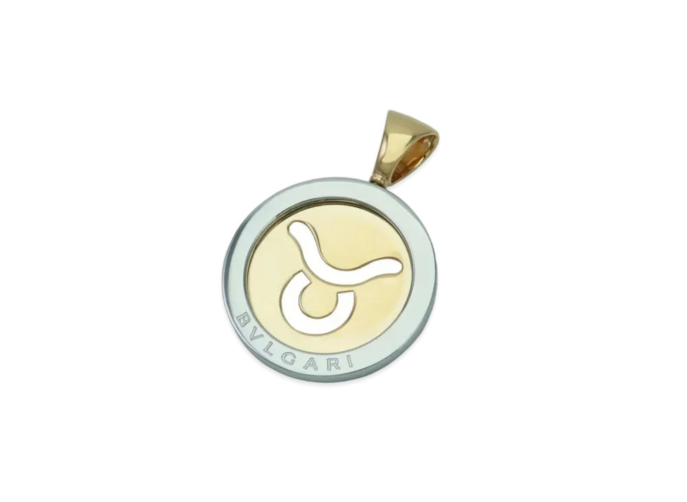 BVLGARI Tondo Taurus Pendant Top "Yellow Gold"