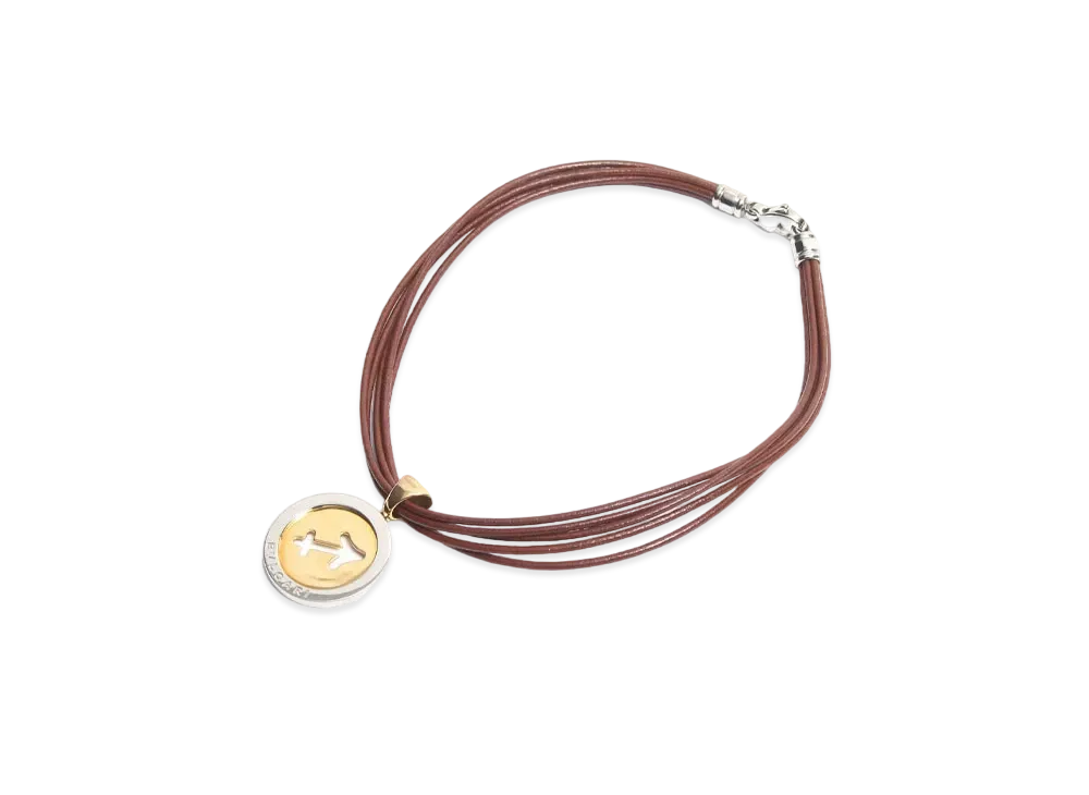 BVLGARI Tondo Sagittarius Necklaces "Yellow Gold"