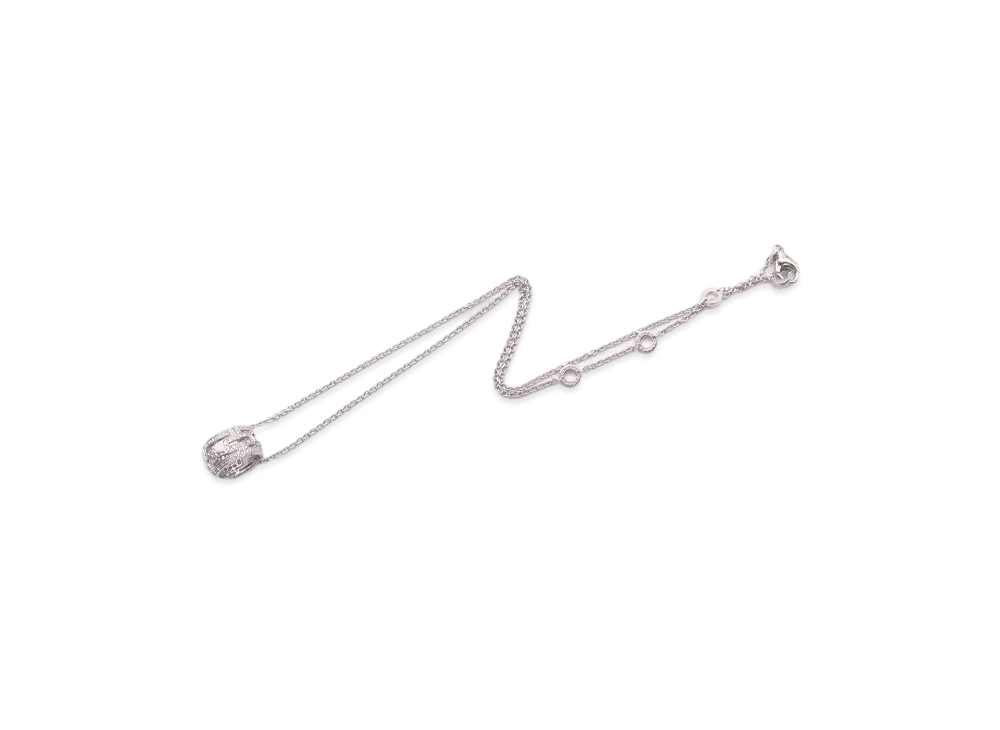 BVLGARI Parenthesi Diamond Necklace "White Gold"