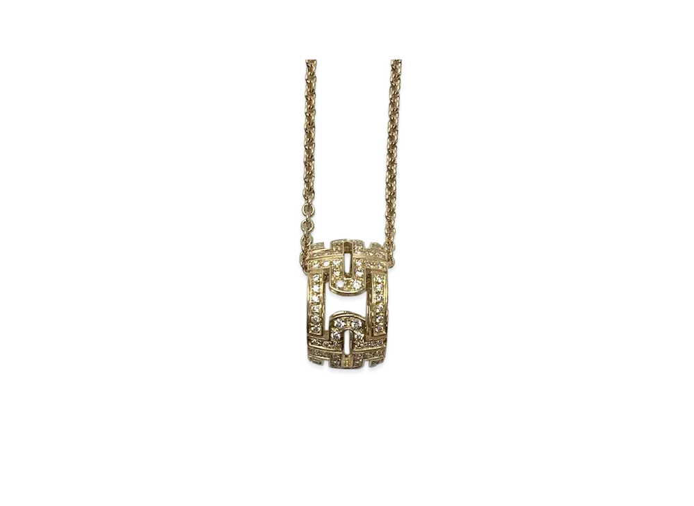 BVLGARI Parenthesi Diamond Necklace "Yellow Gold"