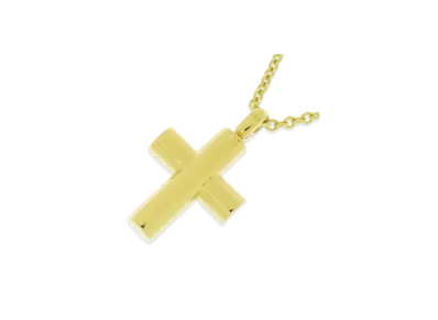 BVLGARI Latin Cross Necklace "Yellow Gold"