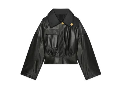 GIVENCHY Jacket In Nappa Leather With Adjustable Collar ""
