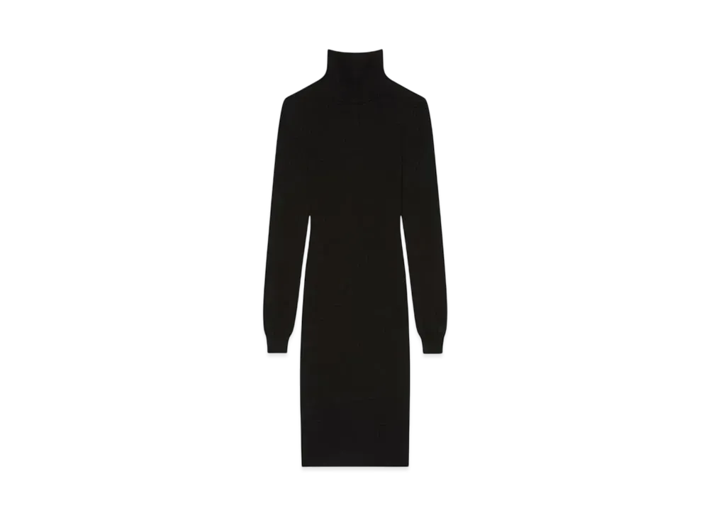 GIVENCHY Dress In Cashmere Tied At The Back "Black"