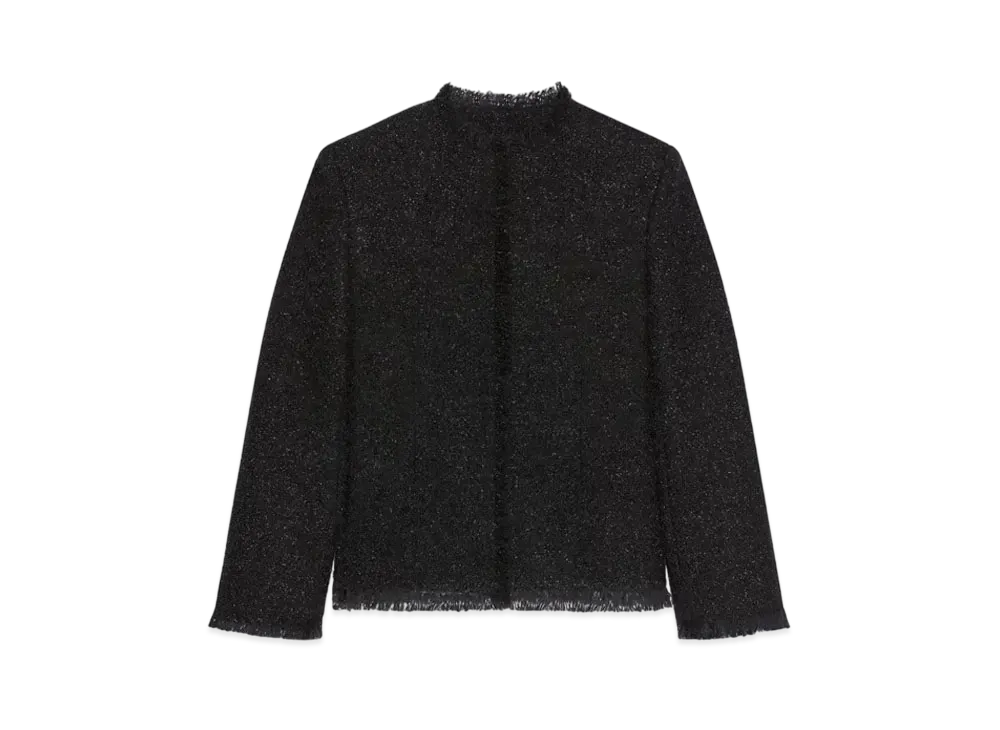 GIVENCHY Jacket In Tweed and Lurex "Black"