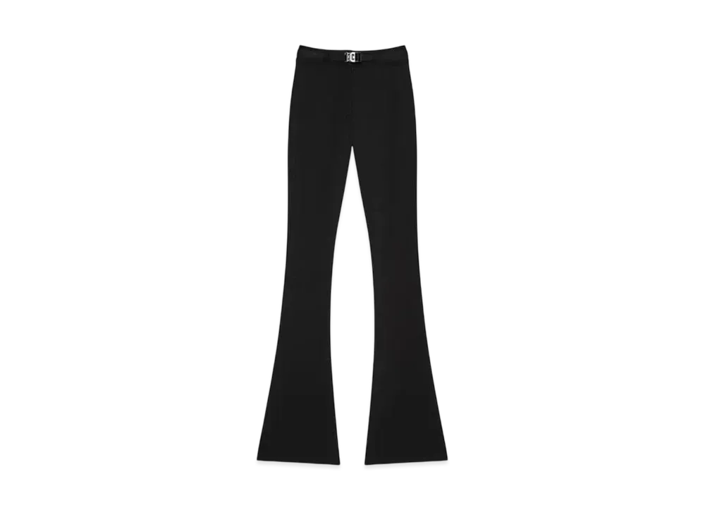 GIVENCHY 4G Belted Pants In Punto Milano "Black"