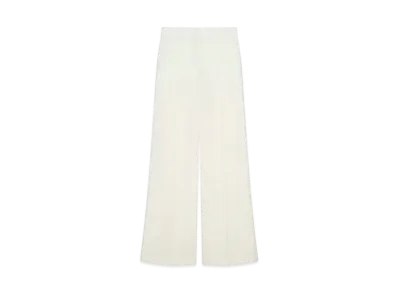 GIVENCHY Flare Tailored Pants In Wool and Mohair "Ecru"