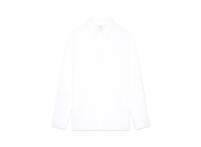 GIVENCHY Oversized Shirt In Poplin With Open Back "White"