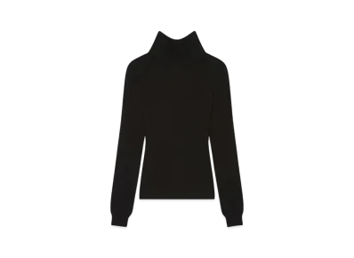 GIVENCHY Slim Fit Sweater In Cashmere Tied At The Back "Black"