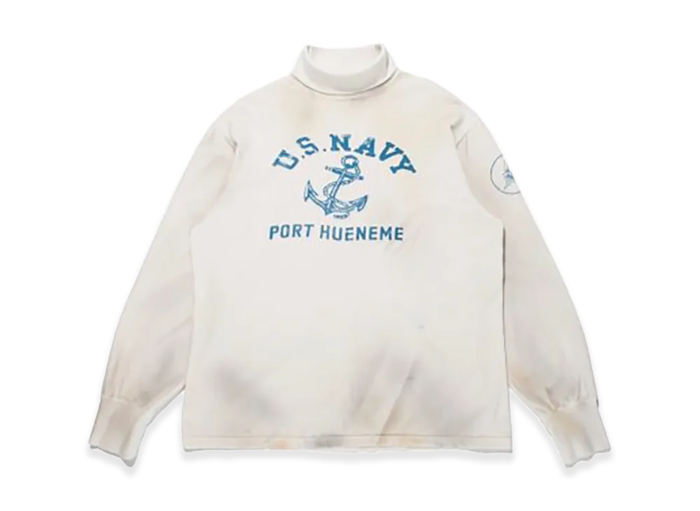 BOW WOW USN Seebees Turtleneck LS Aging "White"