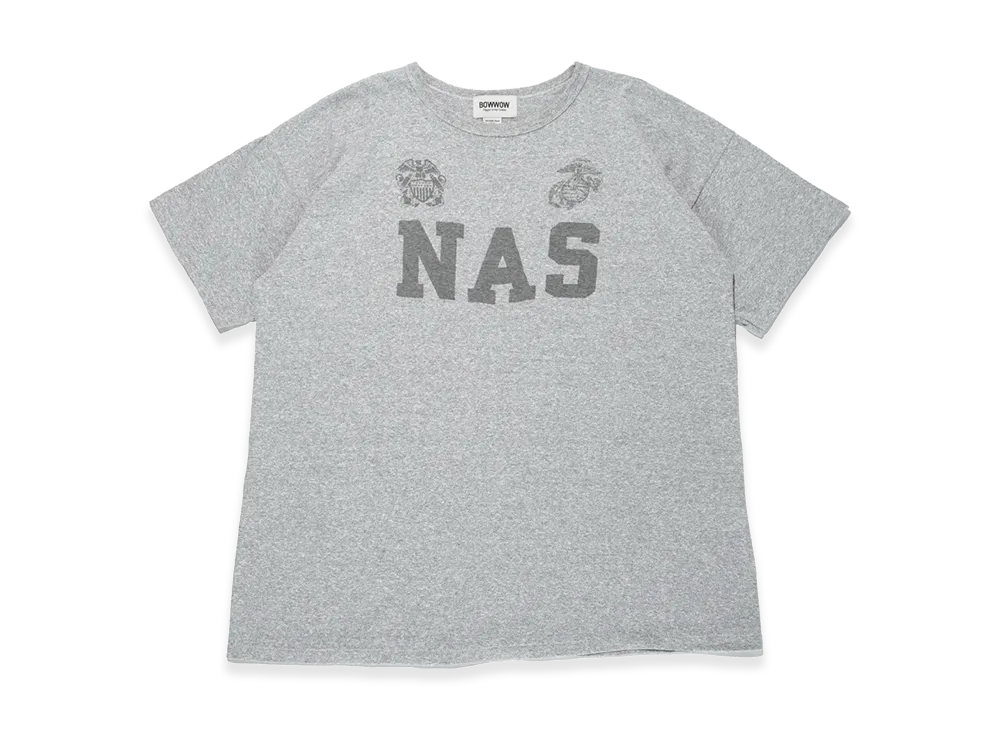 BOW WOW Naval Air Station 8812 Tee "Grey"