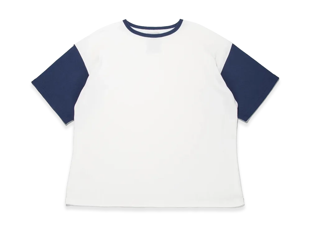 BOW WOW Ribbed SS CS "White/Blue"